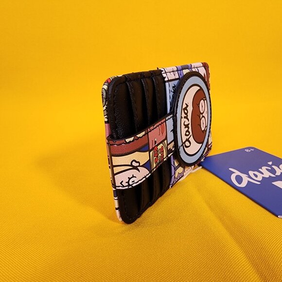 Loungefly Daria MTV 90s Cartoon Grid Vertical Cardholder Wallet NEW - Picture 3 of 10